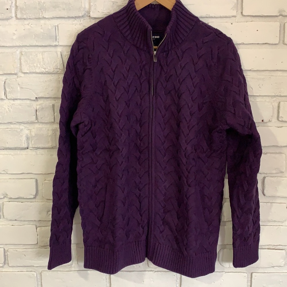 COPY - Lands End cable knit cardigan